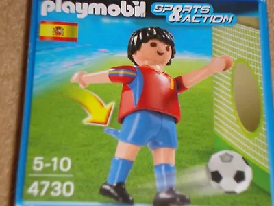 Buy Rare Playmobil Sports And Action Spain Football Player 4730 Bnib • 10£