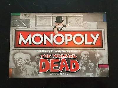 Buy Hasbro Monopoly The Walking Dead Edition Board Game • 19.99£