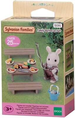 Buy Sylvanian Families 5091 - Family Barbecue Set, Multicolor, 13.2 Cm*7.8 Cm*4.8 Cm • 30.36£