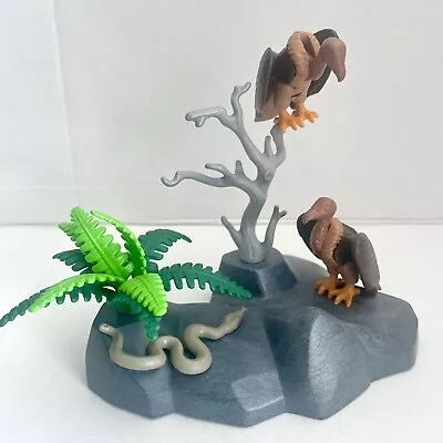 Buy Playmobil Vulture Rock Habitat. Brown Neck Vultures Safari Zoo • 12.99£