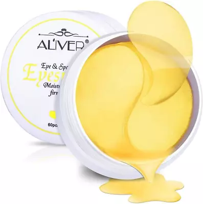 Buy 24K Gold Under Eye Treatment Mask,Eye Masks For Dark Circles, Anti Wrinkle Under • 13.99£