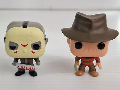 Buy Funko Pocket Pop Horror Jason Voorhees & Freddy Krueger Mini Figures • 14.95£