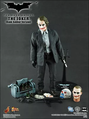 Buy Hot Toys The Joker Bank Robber Version  MMS79 1/6 Figures Sideshow 1/6 Scale  • 239.99£