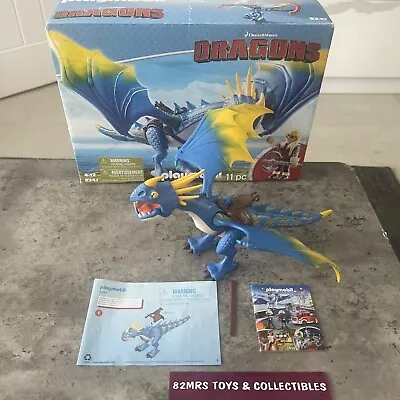 Buy Playmobil 9247 How To Train Your Dragon Stormfly Dragon  With Box • 16.99£