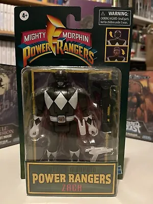 Buy Brand New Power Rangers Retro-Morphin Black Ranger Zack Action Figure • 10£
