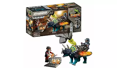 Buy Big Savings! - Playmobil Dino Rise Triceratops Battle For The Legendary Stones • 8£