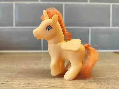 Buy Vintage Rare 10cm My Little Pony Orange Unicorn With Wings Figure • 10£