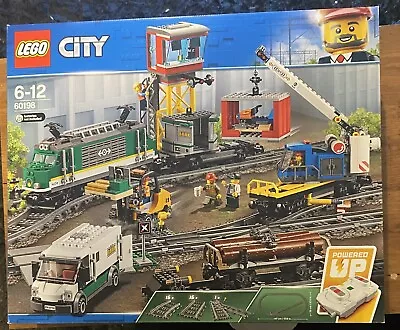 Buy LEGO 60198 City Cargo Train RARE RETIRED Sealed  Box Brand New • 125£