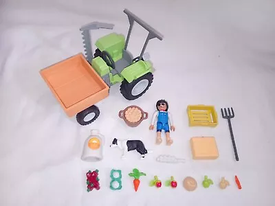 Buy Playmobil Farm / Stables - Tractor With Accessories - VGC • 10.95£