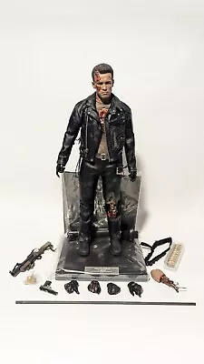 Buy HOT TOYS DX13 Terminator 2 T800 Arnold Schwarzenegger 1/6 Figure T1000 T2 HT • 299.99£