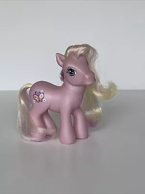 Buy Vintage G3 My Little Pony Blue 2005 Fluttershy Pink Butterflies Flowers • 9.99£