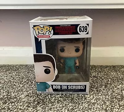 Buy Funko Pop Vinyl Stranger Things - Bob In Scrubs #639 Figure • 22.99£