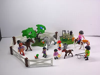 Buy Playmobil Country Horse And Foal Pony Paddock Set Equestrian Riding Stables • 12£
