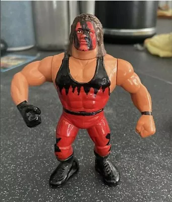 Buy WWF WWE Hasbro Custom Kane Wrestling Figure • 30£