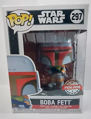 Buy Funko Boba Fett Vintage Star Wars 297 + Pop Protector ***window*** Bobble Head • 15.75£