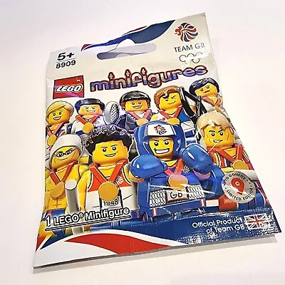 Buy Factory Sealed Packets ✔ • LEGO Team GB London 2012 Olympic Minifigures 8909 • 16.99£