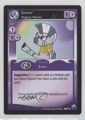 Buy 2014 My Little Pony Collectible Card Game - Canterlot Nights Zecora #67 0ov8 • 1.26£