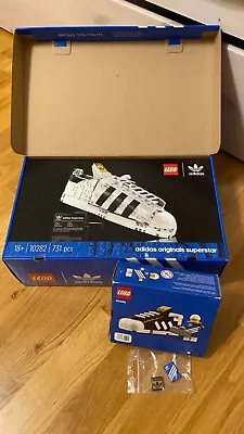 Buy LEGO Icons: Adidas Originals Superstar (10282) Plus Mini Promo Set (40486) 2021 • 126.46£