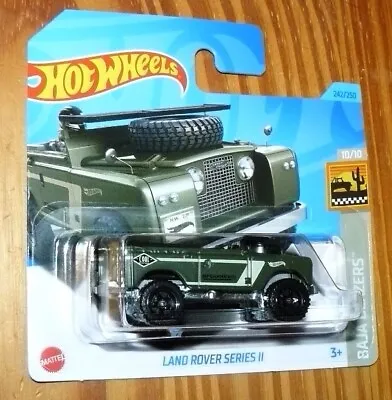 Buy Hot Wheels Land Rover Series 2 Green Baja Blazers 10/10 242/250 2023 MOC • 0.99£