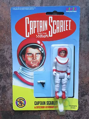Buy Rare 1994 Sealed On Card Captain Scarlet Astronaut Carded Figure - Near Mint • 74.99£