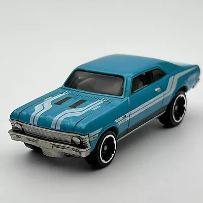 Buy Hot Wheels '68 Chevy Nova Blue-Green 2011 1:64 Diecast Car • 3.99£