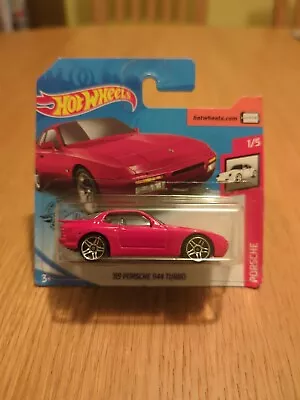 Buy Hotwheels '89 Porsche 944 Turbo Red Short Card • 3£