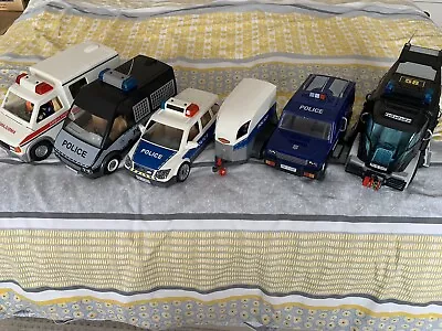 Buy Playmobil Bundle Ambulance Police Vans Horse Box Figures Plus Carry Cases • 20£