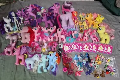 Buy Huge My Little Pony Bundle Lot Twilight Sparkle, Pinkie Pie G4 G3 MLP Hasbro • 80£