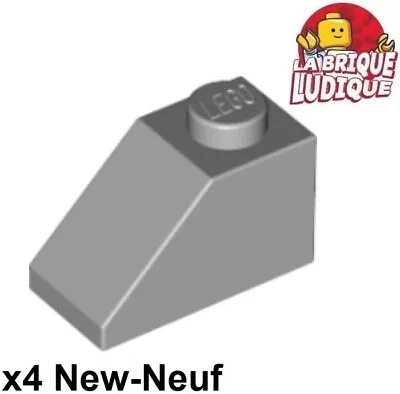 Buy LEGO 4x Slope Brick Gradient Angled 45 2x1 Grey/Light Bluish Gray 3040 New • 1.66£