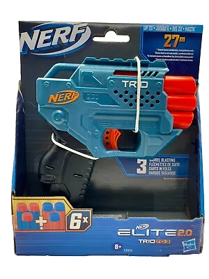 Buy Nerf Gun Elite 2.0 Trio TD-3 Soft Dart Gun Outdoor Fun Active Play Battle • 9.99£