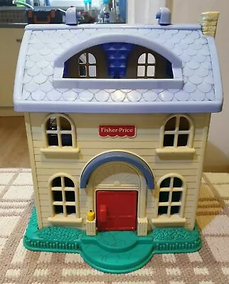 Buy Vintage FISHER PRICE 72511 MATTEL HOUSE WITH SOUNDS 1999 Toy Baby Play Home • 29.98£