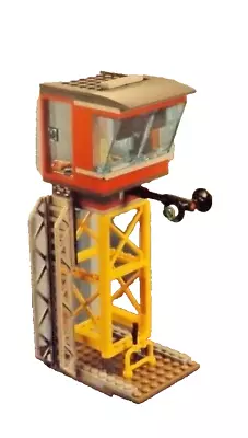 Buy SIGNAL BOX AND Rail Worker  -new - From A Lego Train  Set - REF 573x UPS  60198 • 12.95£