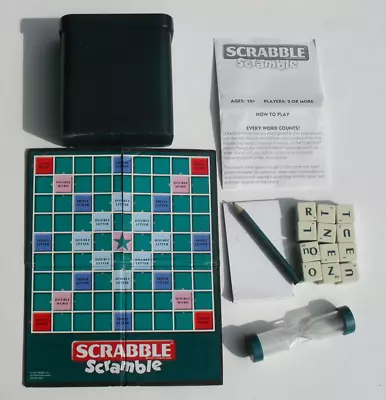 Buy Scrabble Scramble Travel Size Game Complete • 6.39£