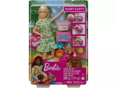 Buy Barbie Puppy Party Doll And Playset • 17£