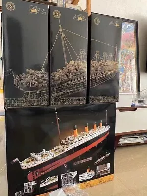 Buy World Icons Le Titanic Ship 10294 Building Block Complete Set Lego MOC Gift • 280£