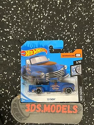 Buy GM 52 CHEVY BLUE Hot Wheels 1:64 **COMBINE POSTAGE** L/C • 2.95£