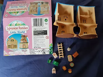 Buy Sylvanian Families Little World SQUIRREL HOUSE Rare Vintage 1990s Miniature Toy • 24.99£