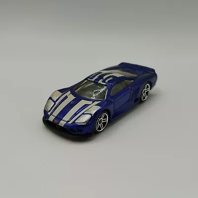 Buy Hot Wheels SALEEN S7 Blue 2001 White Stripes Toy Car Model Car Mattel • 5.05£