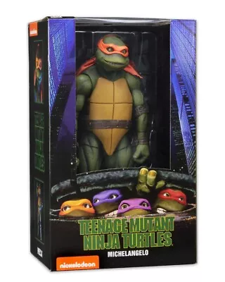 Buy NECA 1/4 Scale Teenage Mutant Ninja Turtles (1990 Movie) Michelangelo Action Fig • 149.99£