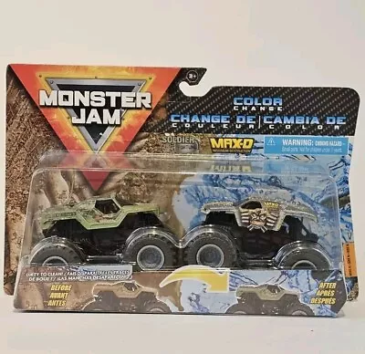 Buy Monster Jam Soldier Fortune Max D Colour Color Change 1:64 Scale 2 Pack • 15.97£