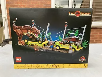Buy T. Rex Breakout Jurassic Park Lego Set - 76956 • 100£