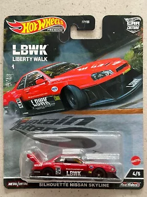 Buy Hot Wheels Premium LB-ER34 SUPER SILHOUETTE NISSAN SKYLINE R34 Liberty Walk LBWK • 34.99£