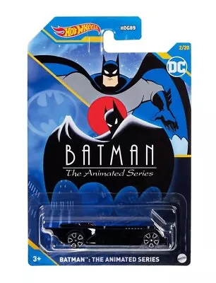 Buy Hot Wheels DC Batman The Animated Series Batmobile Black Long Card • 10£
