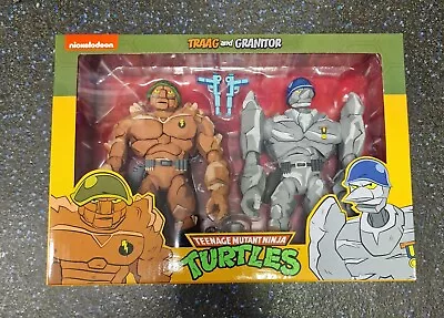 Buy NECA Teenage Mutant Hero Turtles Tragg & Grannitor 2 Pack Action Figures TMNT • 27.99£