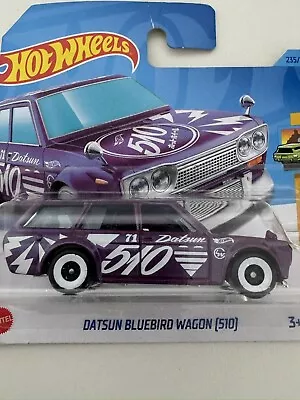 Buy HOT WHEELS DATSUN BLUEBIRD WAGON (510) 2023 Q CASE 4/5 HW Wagons New OVP HKH72 • 4.99£