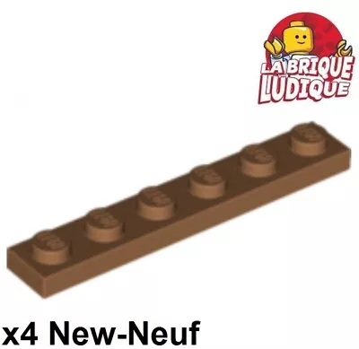 Buy LEGO 4x Plate Flat 1x6 6x1 Skin Medium Nougat 3666 New • 2.20£