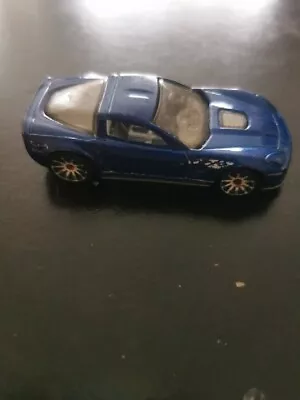 Buy Hot Wheels - ‘09 Chevrolet Corvette C6 ZR1 Blue - Diecast - 1:64 Scale - USED • 2.20£