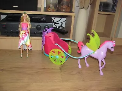 Buy Barbie Dreamtopia Unicorn Carriage , Barbie Dreamtopia Pegasus & Princess Doll • 14£