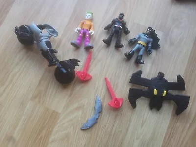 Buy Bundle Of   DC Batman  Imaginext Figures Plus Vehicles,  • 9.58£