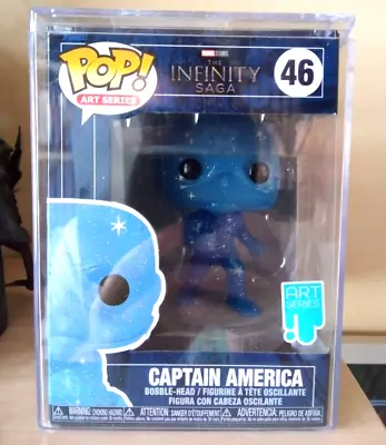 Buy Marvel Infinity Saga Pop Art Series  Captain America  Bobble-Head (Funko) • 15£